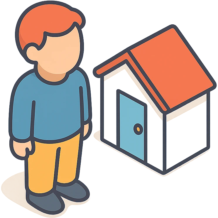 My neighbor - the person who lives next to me emoji