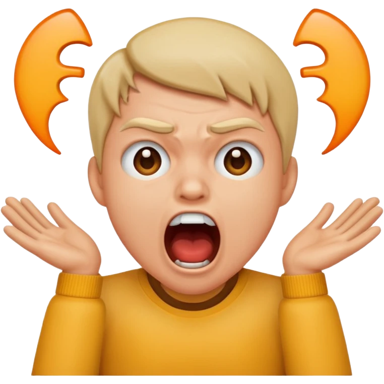 going crazy emoji