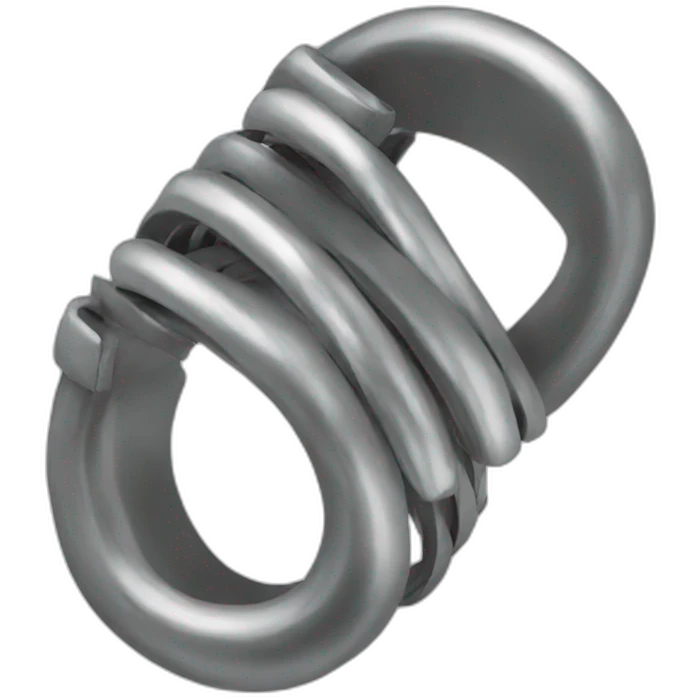 a metal spring emoji