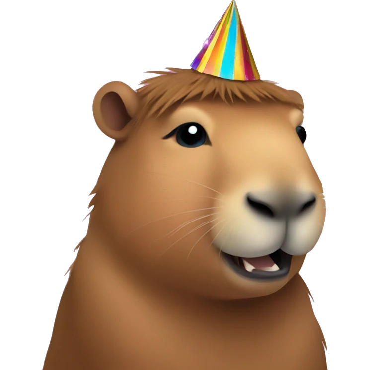 Capybara new years  emoji
