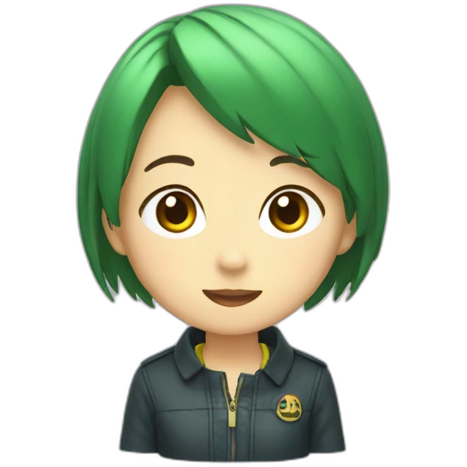Chie sur un chat emoji