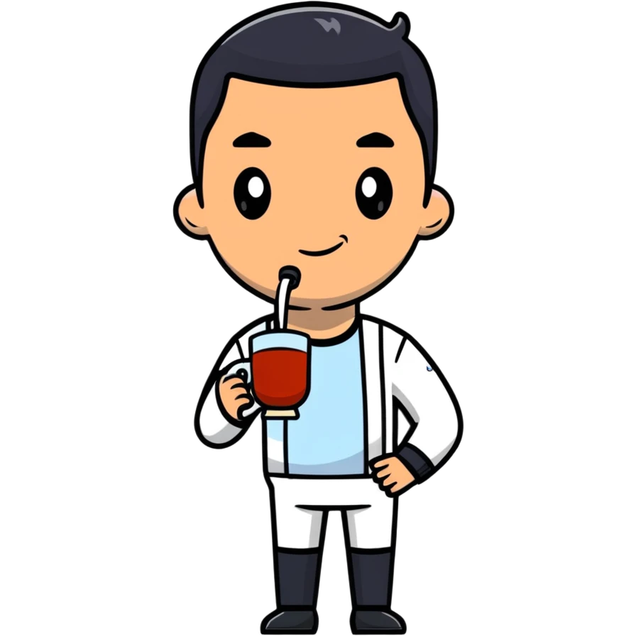 Cristiano Ronaldo drinking tea emoji