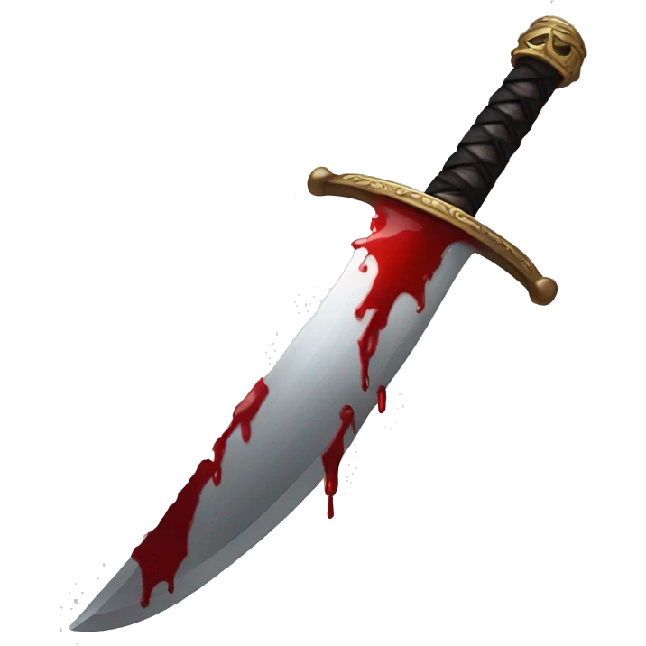 Bleeding sword emoji