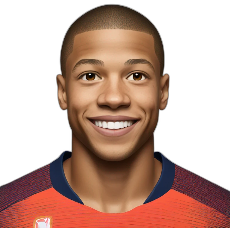 mbappe smile emoji