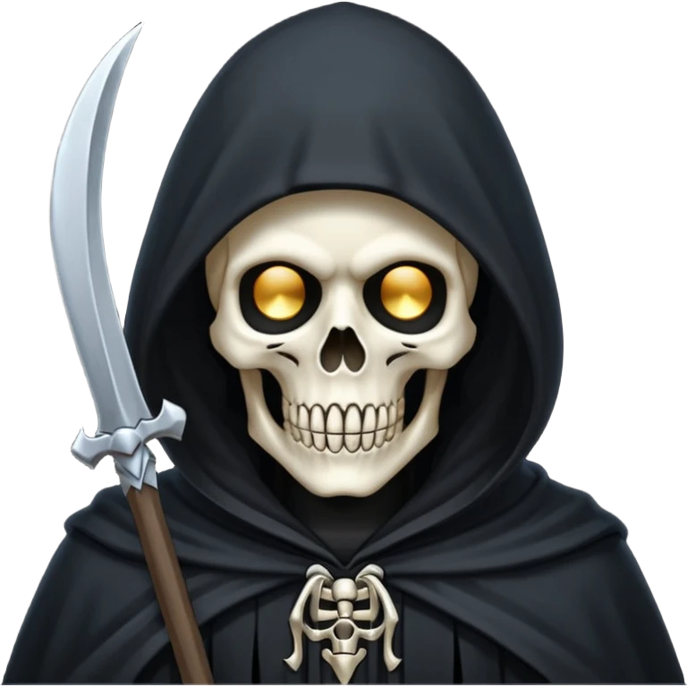 Create an emoji of Grim Reaper emoji