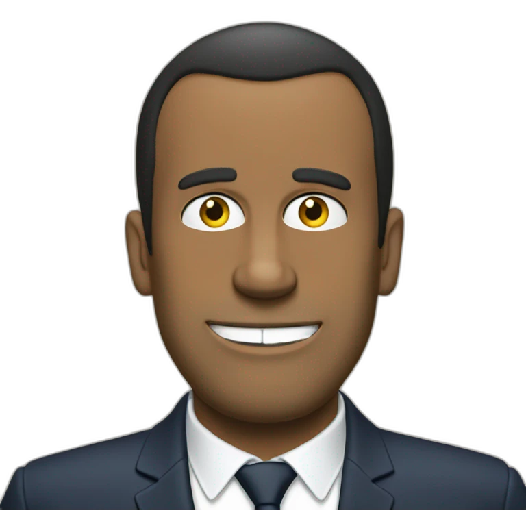 Macron en simpson emoji