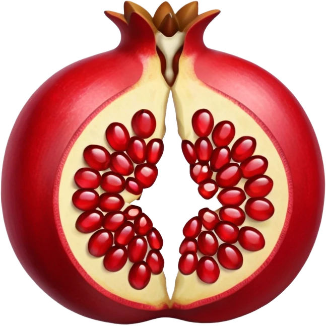 رمانه نصف مفتوحة emoji