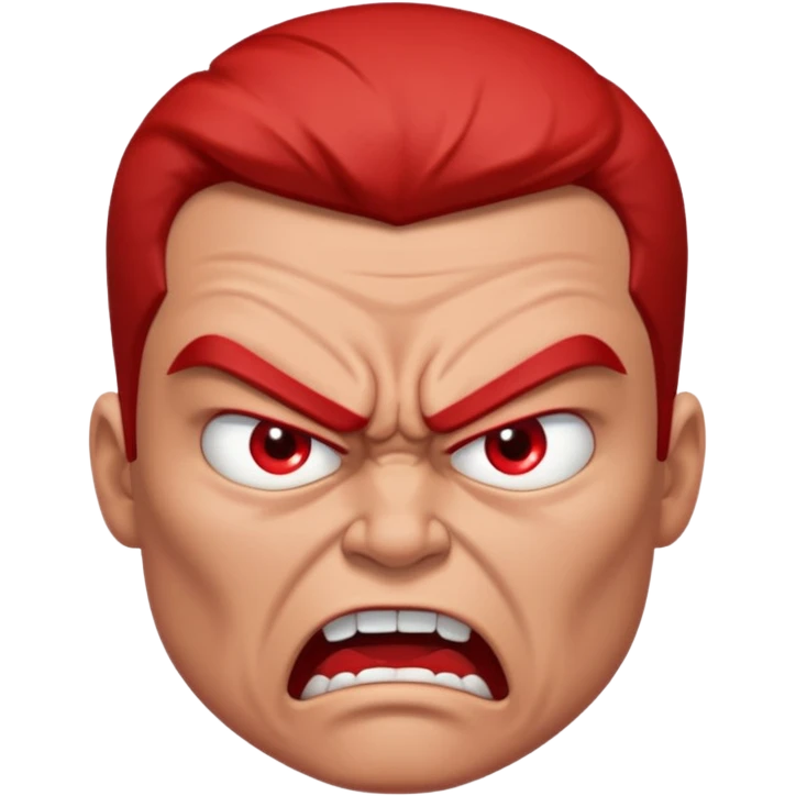 Super angry emoji