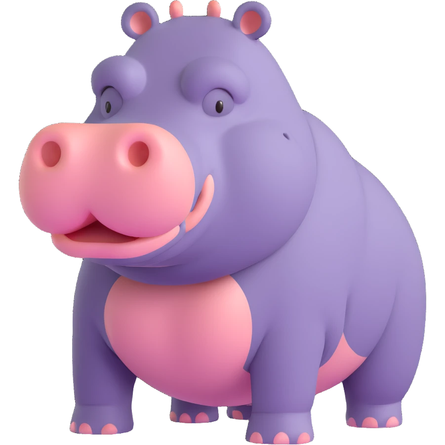 Hippo emoji