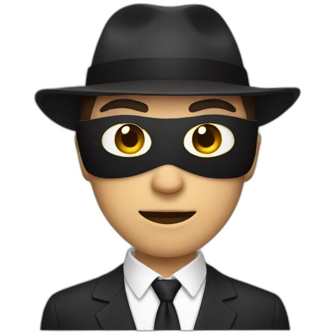 Masked man  emoji