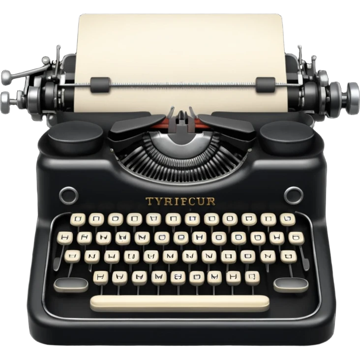 Antique typewriter  emoji