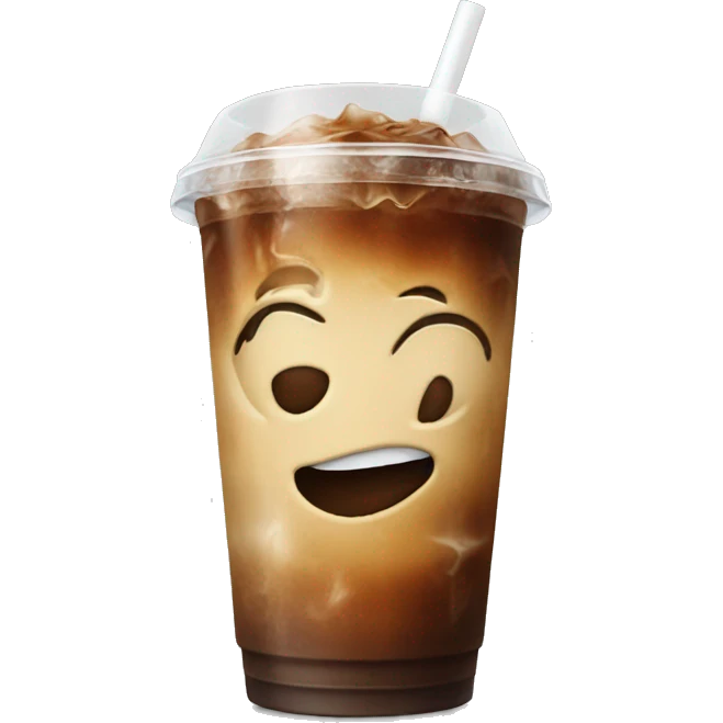 Iced coffe emoji