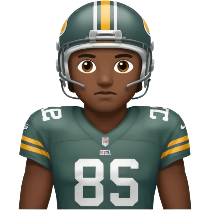 NFL players jersey emoji