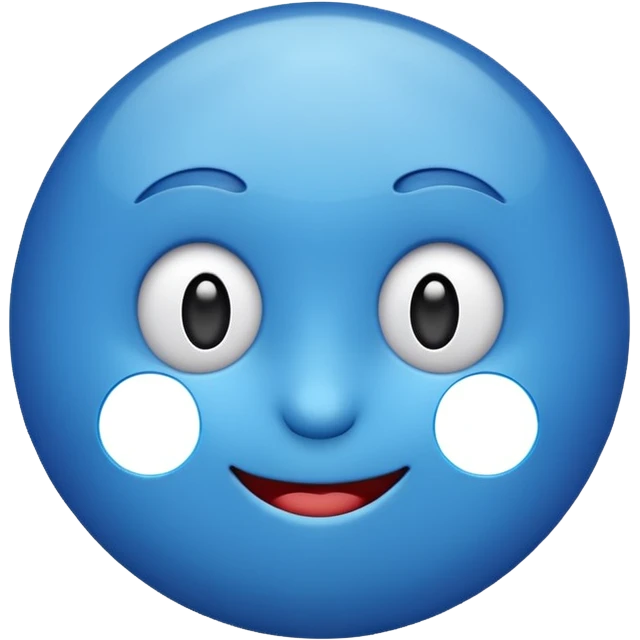 O emoji azul com o selo verificado dentro emoji