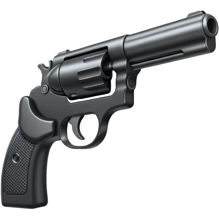 A gun pointing to the right emoji