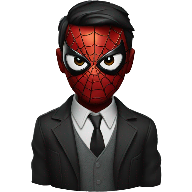 noir spider man emoji