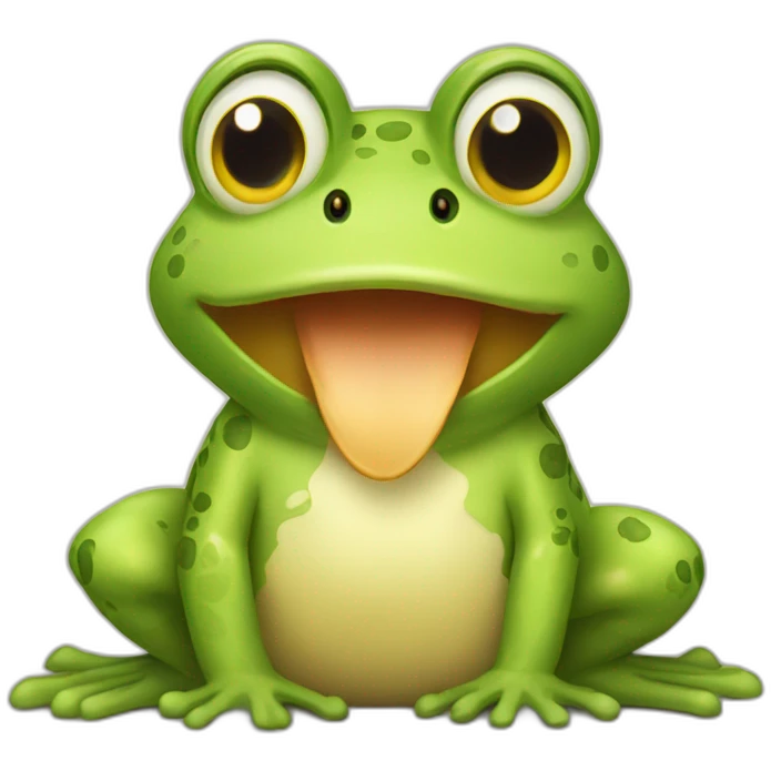 chiken and frog emoji