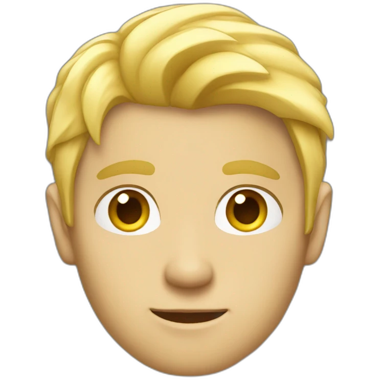 blond guy who is a developer emoji