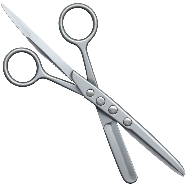 Scissors big open emoji