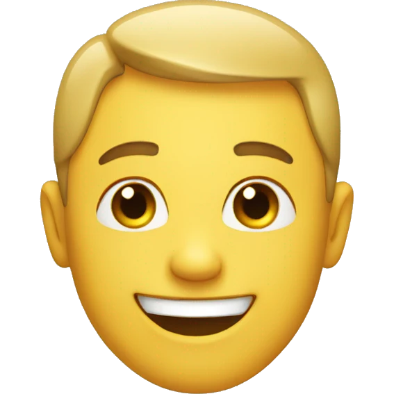 Happy face emoji