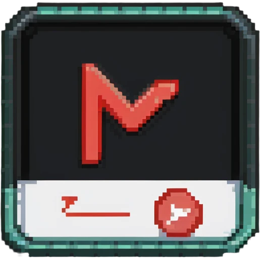YouTube verified channel badge with checkmark and red play button emoji