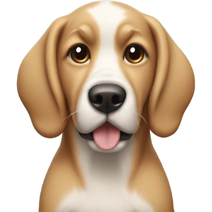 Dog like palm emoji