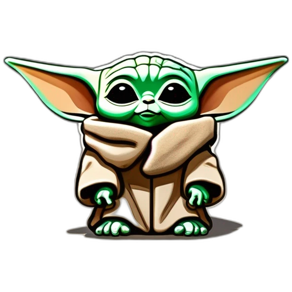 cute baby yoda emoji