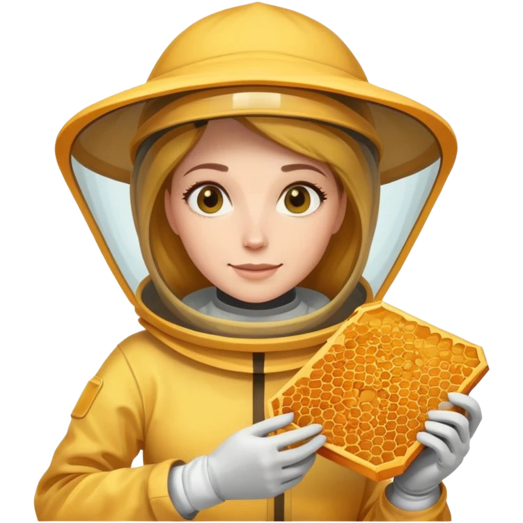 Female Bee Keeper emoji