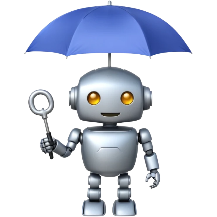 I want an emoji representing AI and insurance emoji
