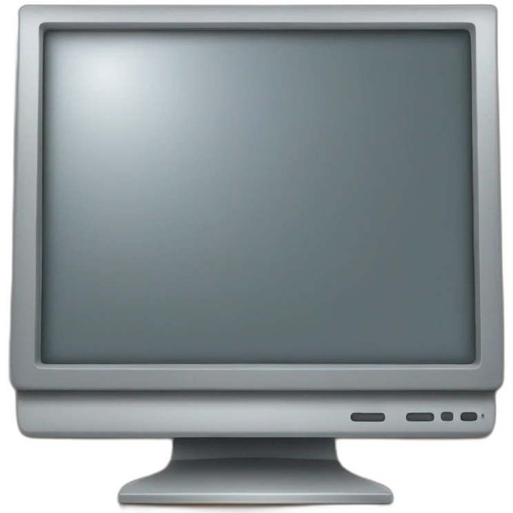personal computer flat screen emoji
