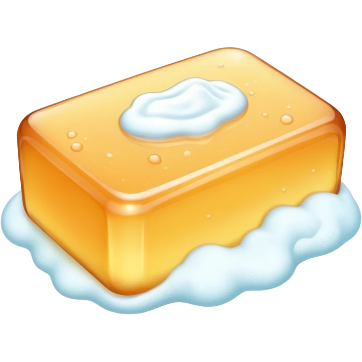 soap with foam emoji