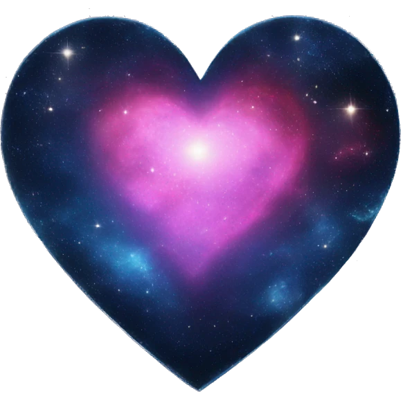 HEART WITH UNIVERSE emoji
