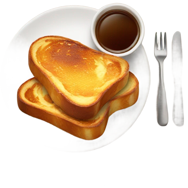 French toast  emoji