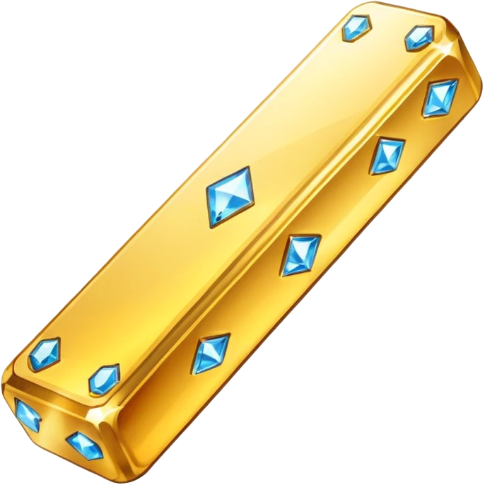 create a golden diamond bar emoji  the most attractive any one or all of them ill choose it should be fully golden emoji
