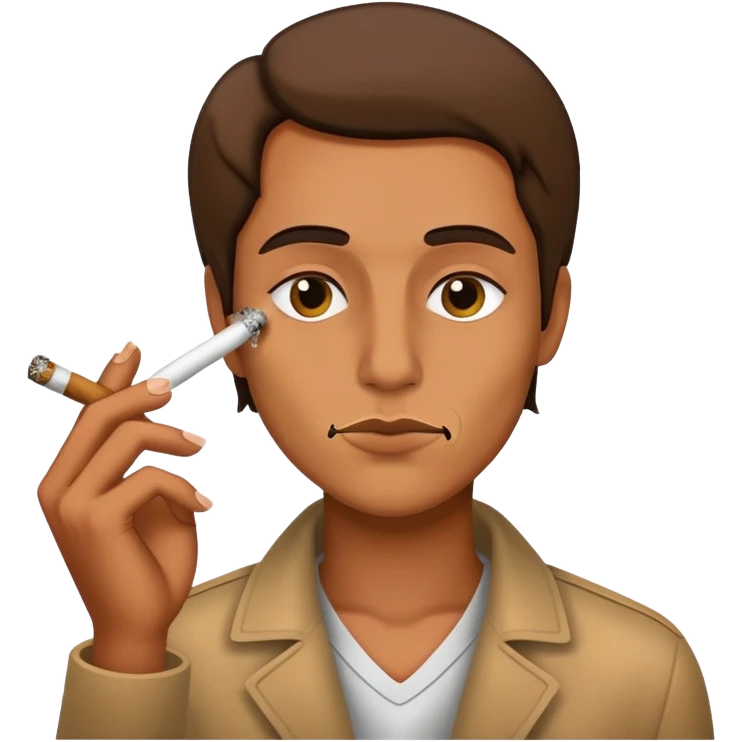 smoking a blunt emoji