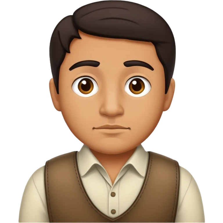 Short Mexican man crossing the border emoji