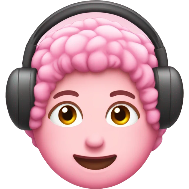 Pink ear muffs emoji