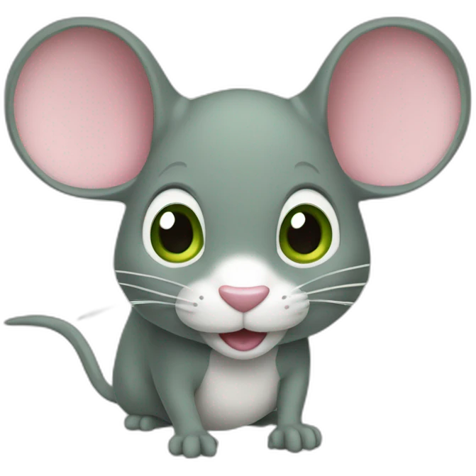 Une souris verte emoji