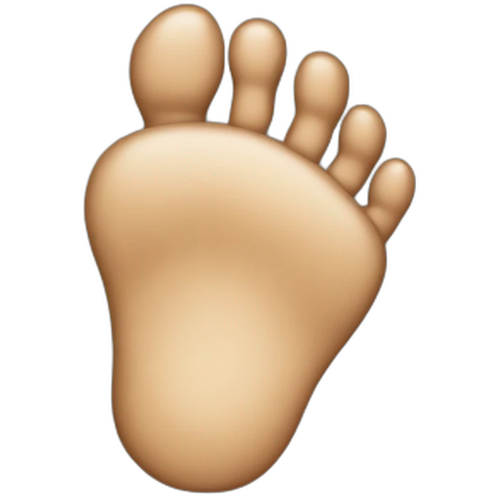Foot emoji