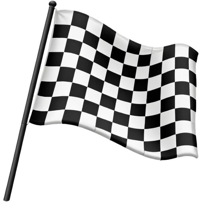 checkered flag emoji