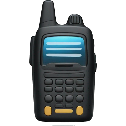 Walkie talkie emoji