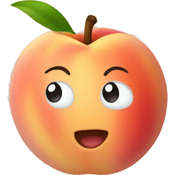 Peach  emoji