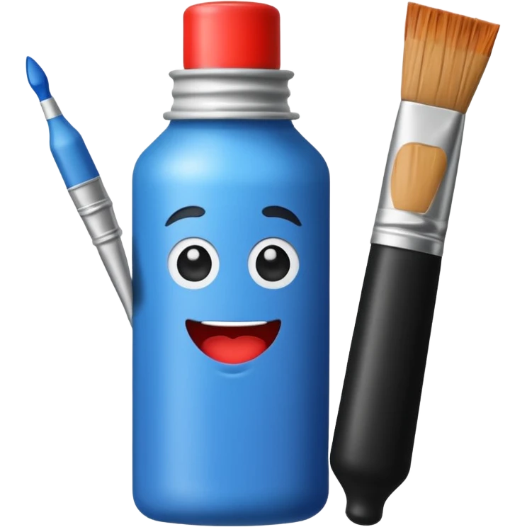 artist paint tube  emoji