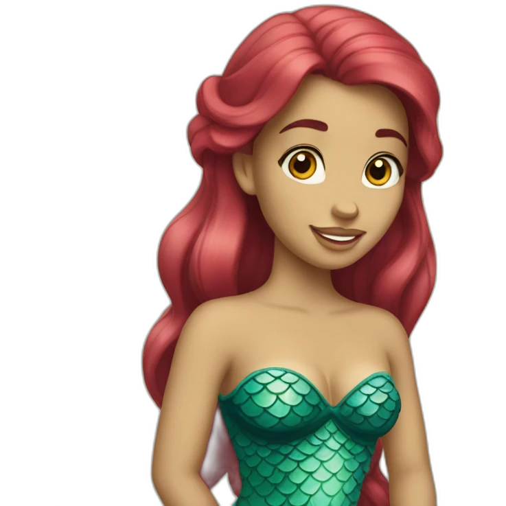 Little mermaid emoji