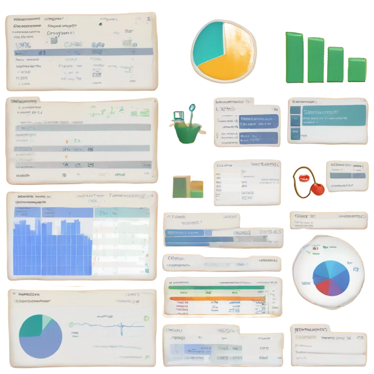 analytics dashboard showing files emoji