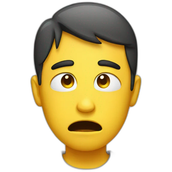 crying inside emoji