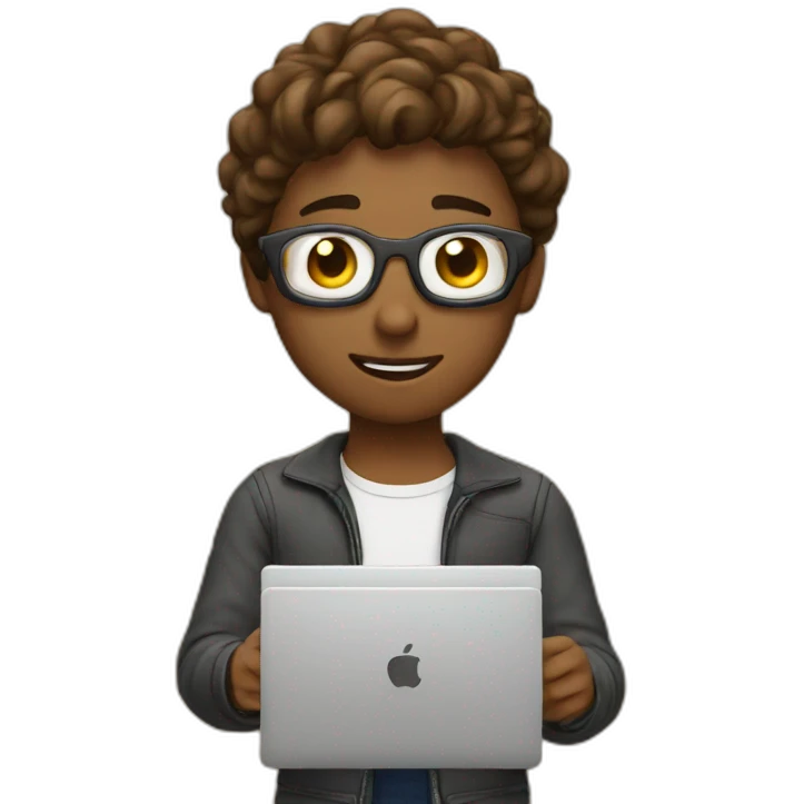 a person editing videos emoji