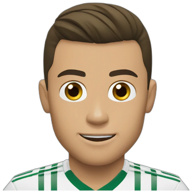 Cristiano Ronaldo entrenando emoji