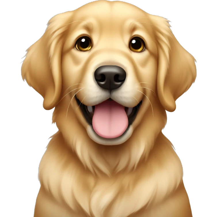 golden retriever puppy emoji