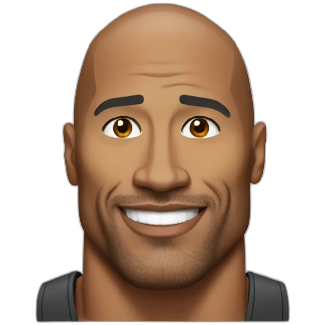 Dwayne Johnson  emoji